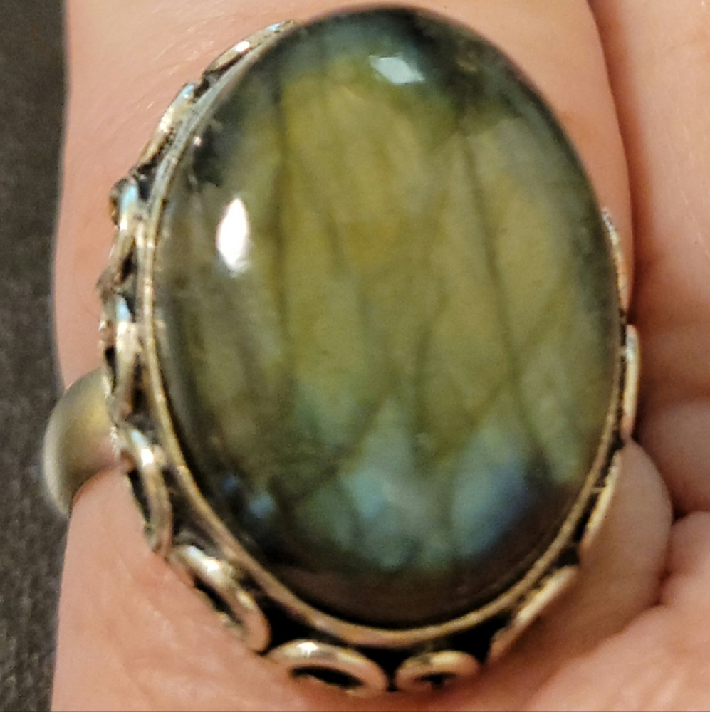Huge Sterling silver ring size 11 $70